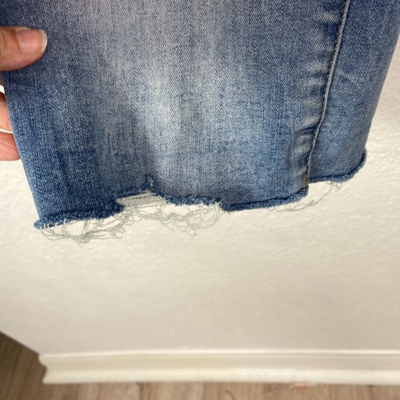 Euc Blank NYC Baxter ribcage high waist distressed wide leg jeans - Picture 7 of 12